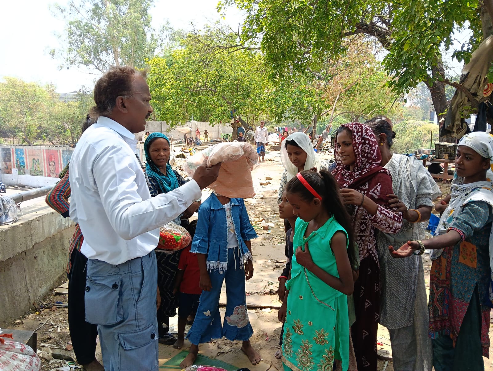 Cloths Distribution - Our Works